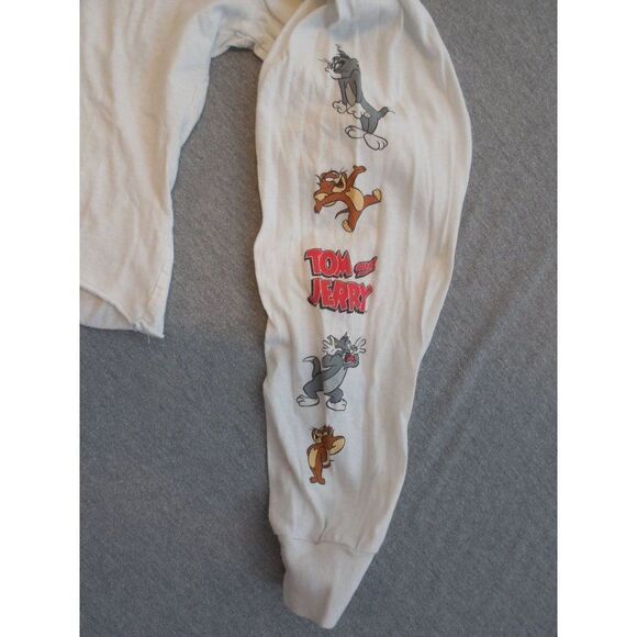 Tom And Jerry Crop Top Women Sz M Long Sleeve Cartoon Animation - Picture 3 of 8